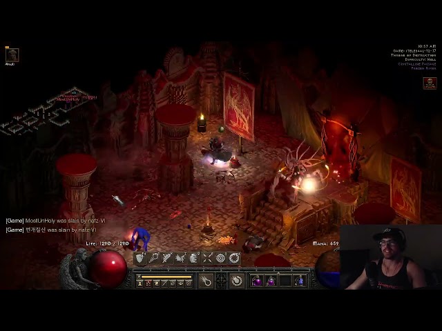 How to celebrate lvl 99 D2R - PK the baal run!