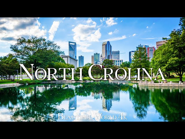 North Carolina 4K Amazing Aerial Film - Peaceful Piano Music - Scenic Relaxation