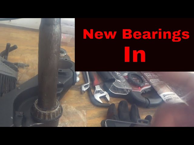New Bearings in, and First ride in a while... Vlog#173