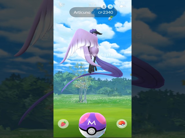 I caught a Galarian Articuno using THE MASTER BALL.