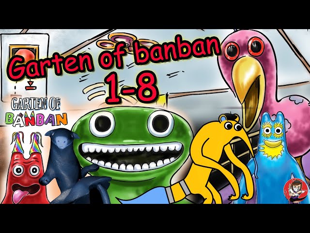 Garten of banban 1-8 !! l ประวัติของตัวละครสัตว์ประหลาดต่างๆในโรงเรียนสยองขวัญ l เรื่องเล่าสยองขวัญ💥