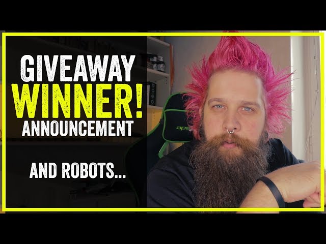 Giveaway announcement - JOBY GorillaPod 3K Kit Winner! And Robots!