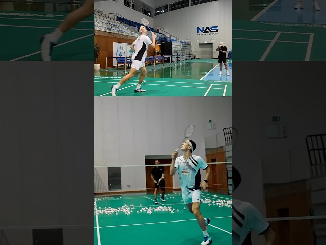 Badminton  Axelsen Backhand 🫣#shorts #trending #badminton