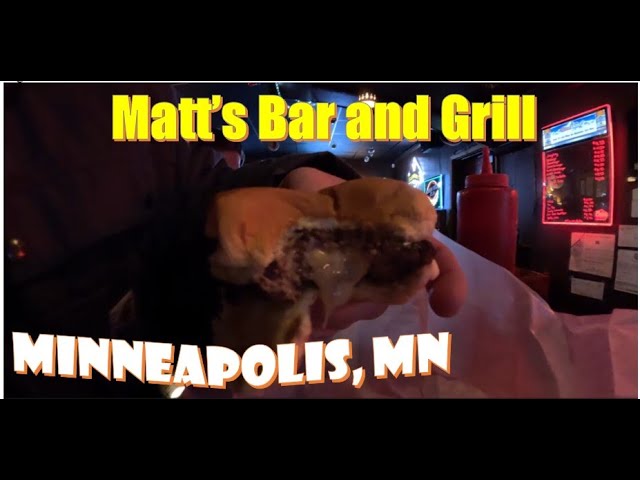 Driving from Maple Grove MN to Matts Bar and Grill in Minneapolis MN to try a Jucy Lucy #jucylucy
