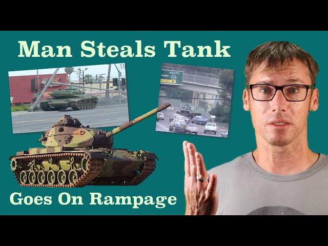 That Time a Man Stole a Tank and Went on a Rampage #shorts