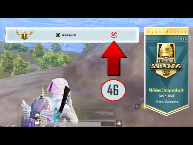TOP 1 Crew Challenge 46 Point Game | All Talent Championship 2021 | PUBG Mobile