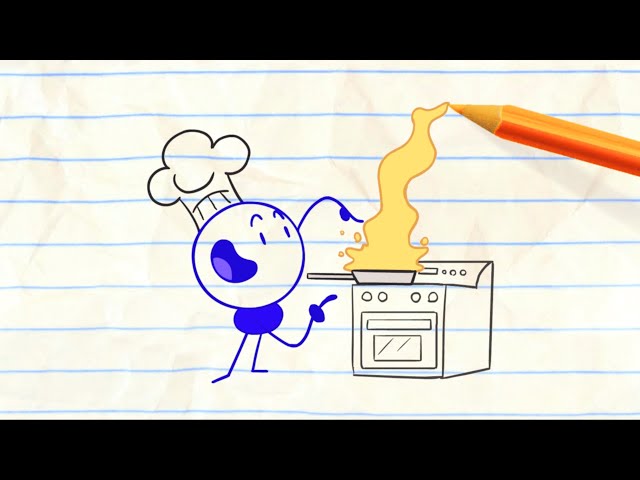 Pencilmate Makes Too Many Pancakes! | Animated Cartoons | Animated Short Films | Pencilmation