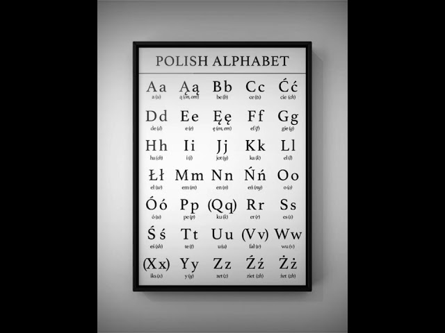 Polish Alphabet #shorts #pronunciation #polish #poland #education #language #trending #instagram #yt