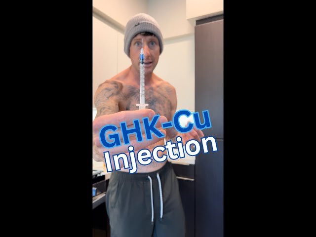 GHK-Cu Injection Tutorial For Better Skin & Hair (29 G x 1/2" Needle)