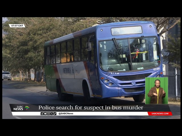 Police are searching for the suspect involved in a bus shooting at Fleurhof