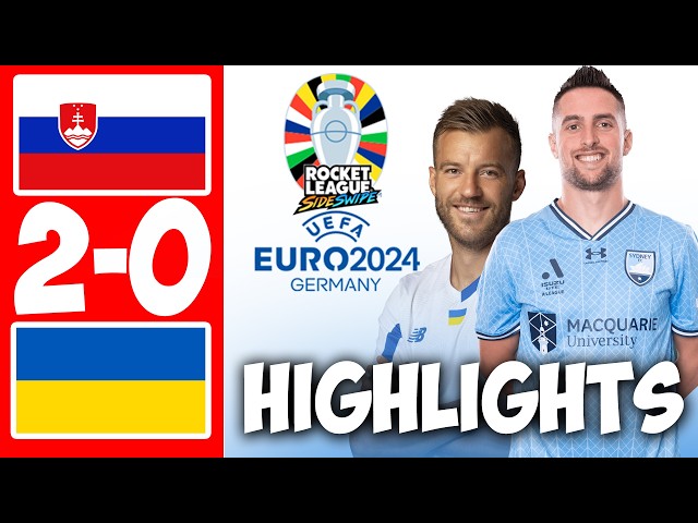 Slovakia VS Ukraine|EURO 2024|Match-21|Group-E|Highlights|Mama Gaming