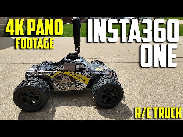 Insta360 One 4k Panoramic/360 footage from R/C Truck