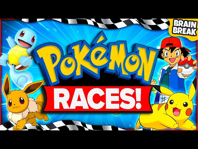 Pokemon Races! | Brain Break | Pokemon Games For Kids | Just Dance | GoNoodle