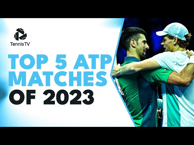 Top 5 ATP Tennis Matches In 2023 Season! 🔥
