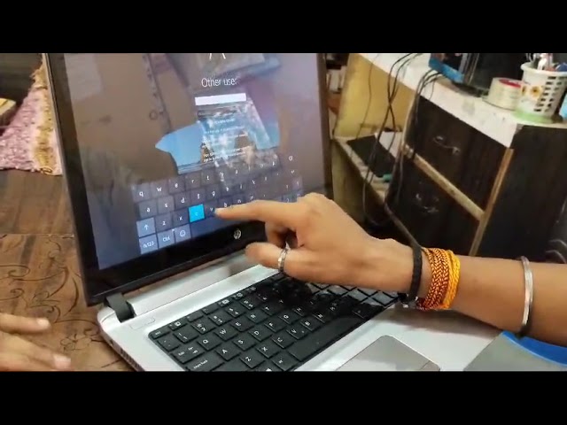 Hp tech screen laptop