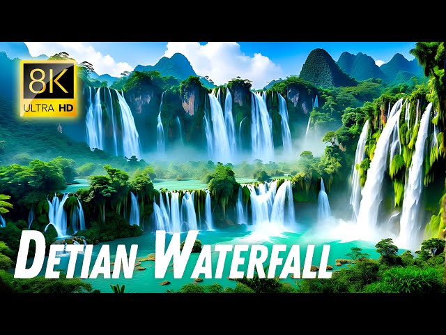 Detian Waterfall China | 8K HDR Ultra HD Video | Spectacular Nature Vistas