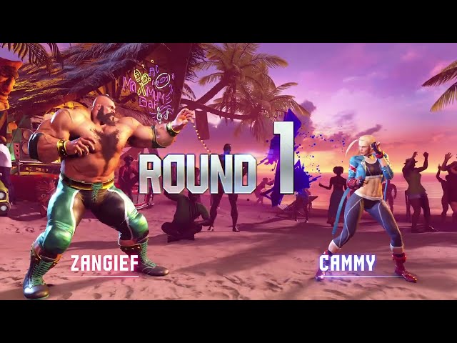 Street Fighter 6 online match zangief vs cammy