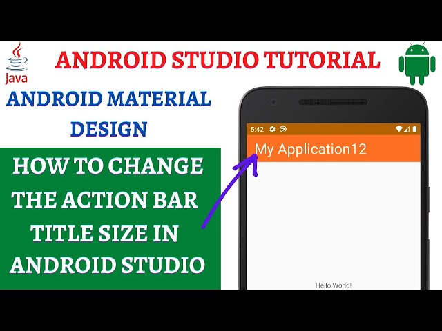 Customize Toolbar of App in Android Studio? Change theme Color