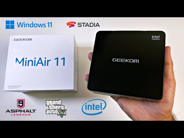 GEEKOM MiniAir 11 Mini PC Review - Windows 11 PRO - 4K 60 - UNDER £250 - Any Good?