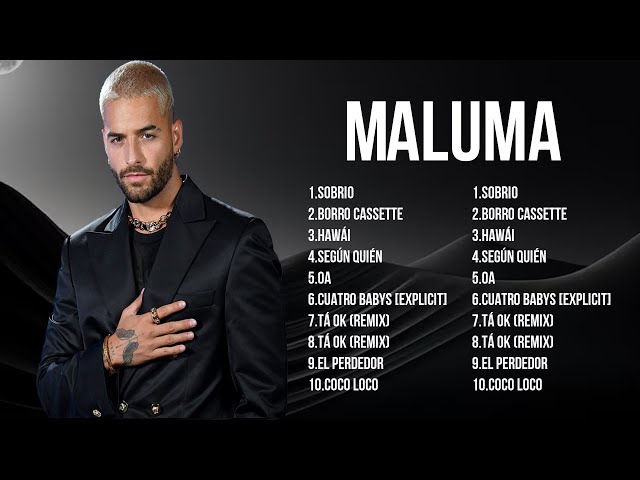 The Best  Latin Songs Playlist of Maluma ~ Greatest Hits Of Full Album