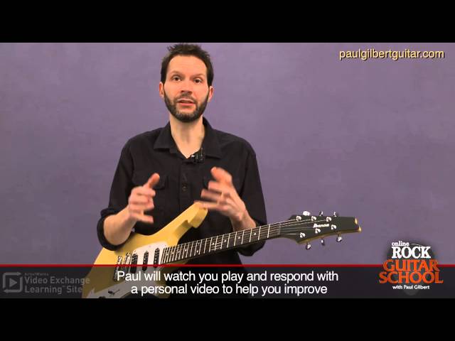 Guitar Lessons with Paul Gilbert: String Bending