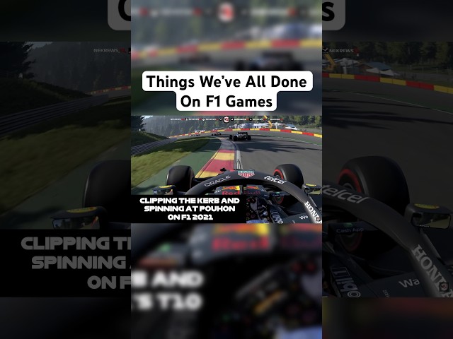 Things We’ve ALL Done On F1 Games #9 | Shorts Edition #shorts #f1 #f1shorts