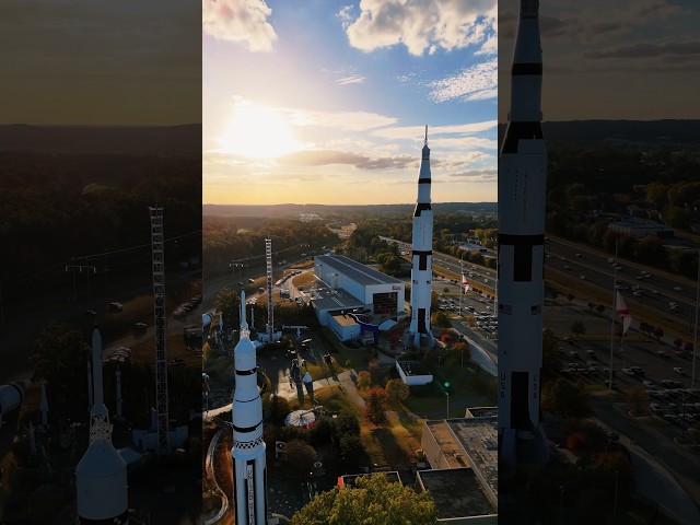 Rockets (HD - Drone) - Huntsville, AL #Dji #Drone #Fly #Nasa #Space #Nature #sunset #Alabama #clouds