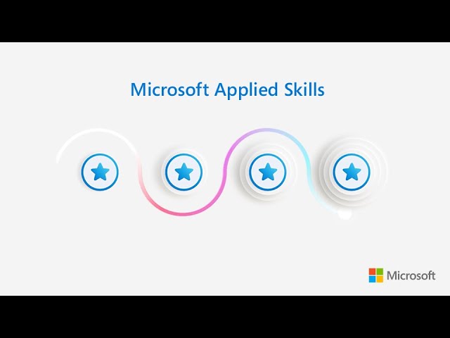 Discover Microsoft Applied Skills