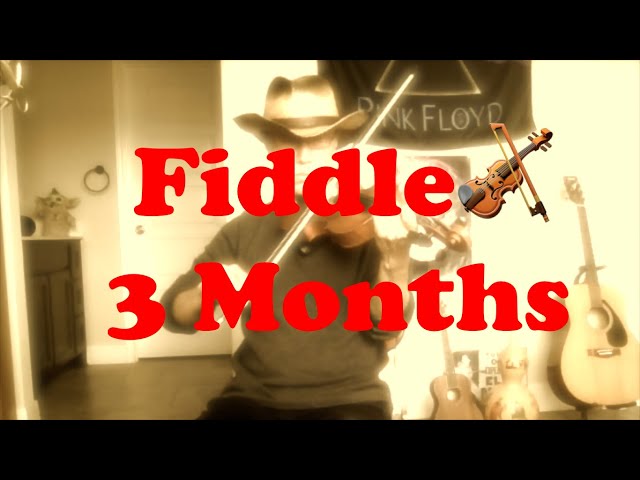 Self-Taught Fiddle 3-month Progress