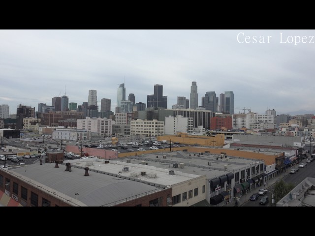 4K - Downtown Los Angeles Development August 2nd 2017
