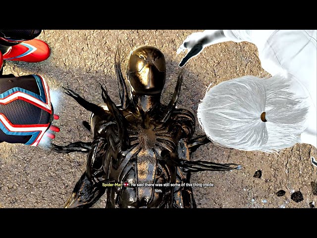 Miles & Mister Negative Create Anti Venom Symbiote Scene (2023) Spider-Man 2 PS5 4K 60FPS