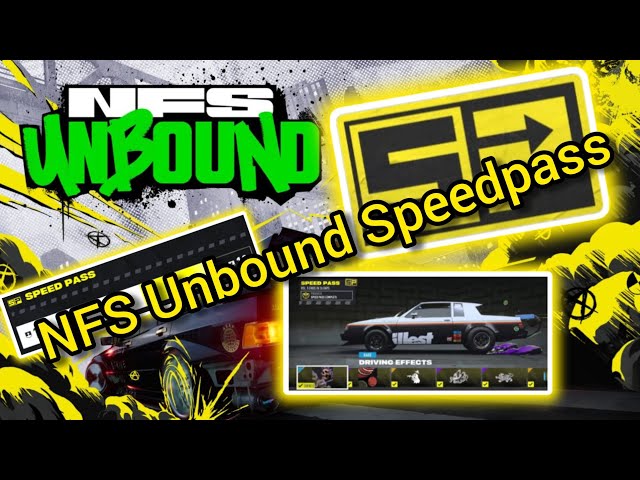 NFS Unbound Speedpass/Sachen Kostenlos Freischalten