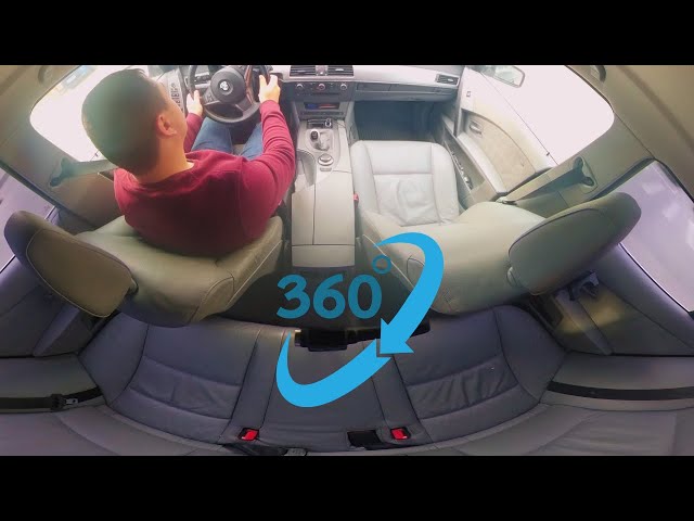 Video a 360° all'interno della BMW E60 8K 30fps