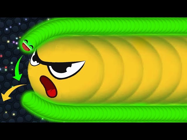 Slither.io Best Troll Snake vs Pro Giant Snakes Epic Slitherio Gameplay
