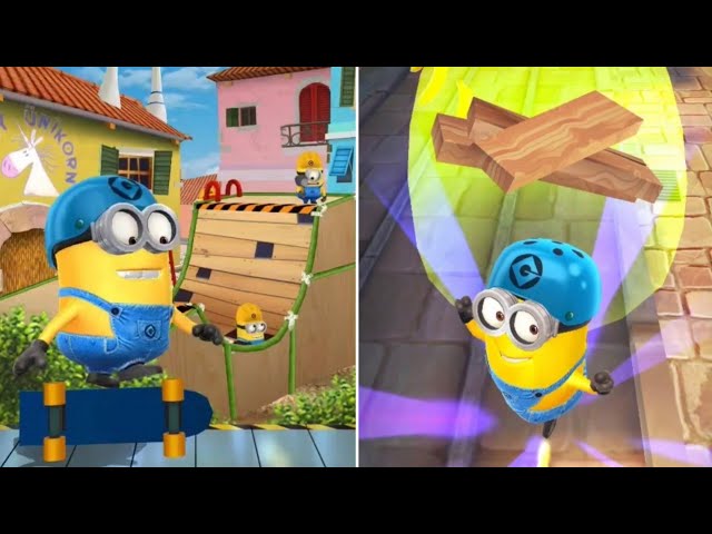 Minion Rush Special Mission "Ramp Tricks" Gameplay by Skater Minion at Freedonia