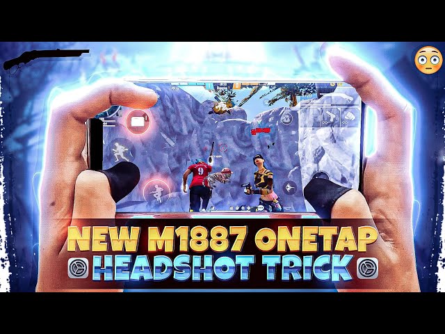 Without Skin - M1887 One Tap Headshot Trick + Perfect Aimlock Trick | One Tap Headshot Trick M1887