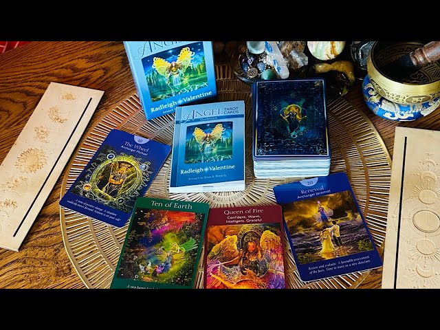 🎁Unboxing, Review & Reading From The “Angel Tarot Cards” By: @RadleighValentine