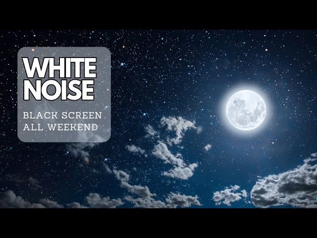 🎶 24-Hour White Noise: Sleep Instantly | Focus on Work  |  Black Screen 🎶