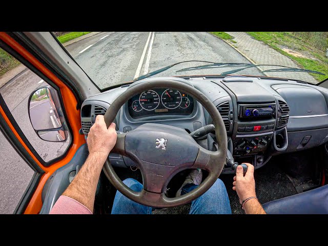1997 Peugeot Boxer I [2.0 D 84hp] | POV Test Drive #2035 Joe Black