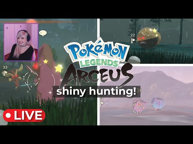 shiny alpha hunting in pokémon legends arceus