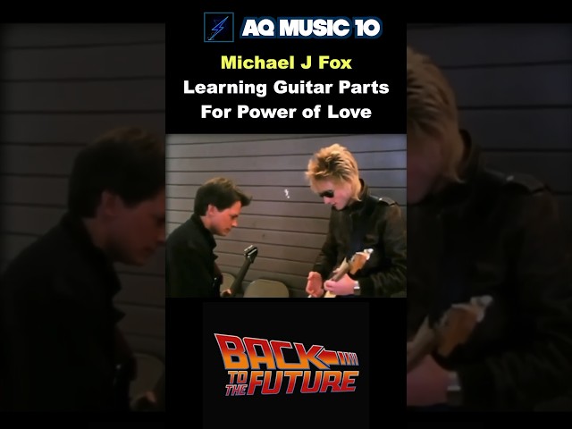 Michael J Fox Learning Guitar Parts For Back to the Future From Paul Hansen
