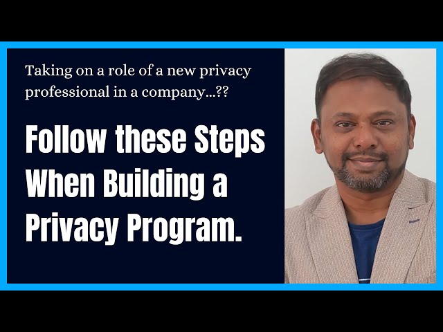 "How to Build a #Privacy Program in Your Organization: Step-by-Step Guide"