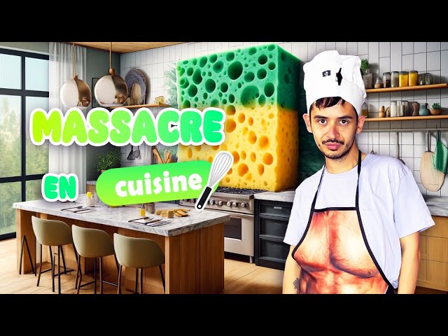 Episode 260 : massacre en cuisine : trompe l'oeil éponge