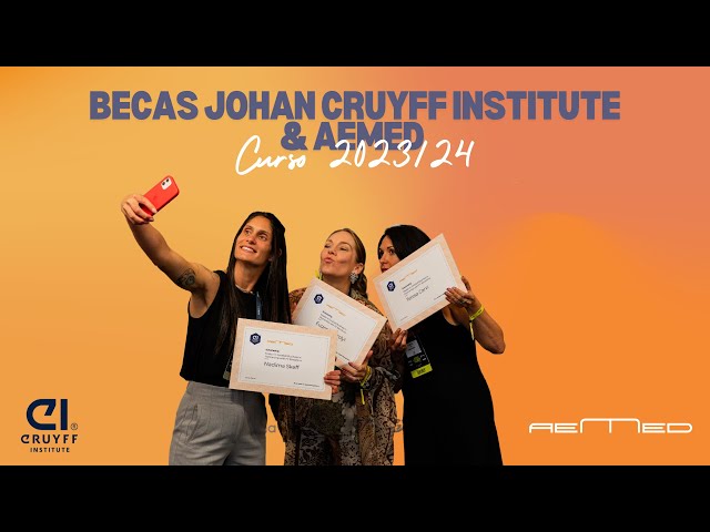 Becas Johan Cruyff Institute & AEMED: curso 2023/24