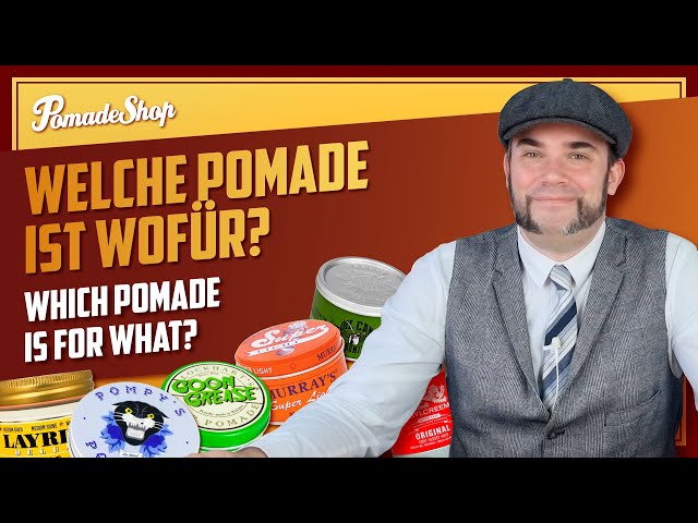 Alex erklärt: Welche Pomade wofür? | German + English subtitles