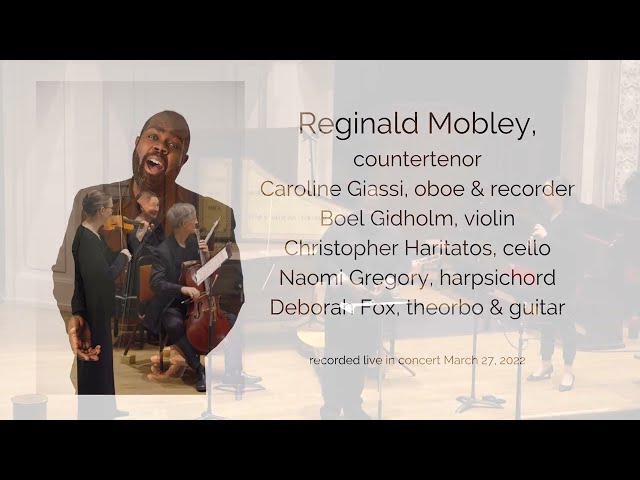 Pegasus Early Music presents Reginald Mobley, countertenor