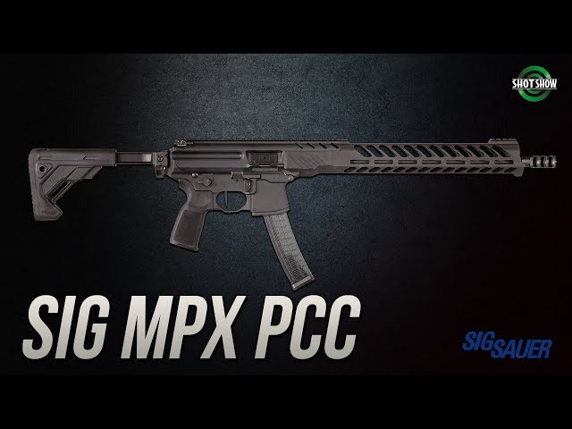 Sig Sauer MPX PCC - SHOT Show 2019