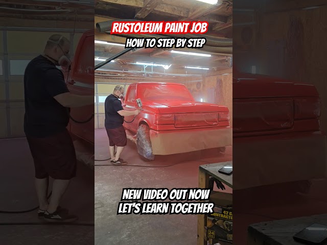 Rust-Oleum paint job how to let's learn together new episode out now on WAW #diy #rustoleum