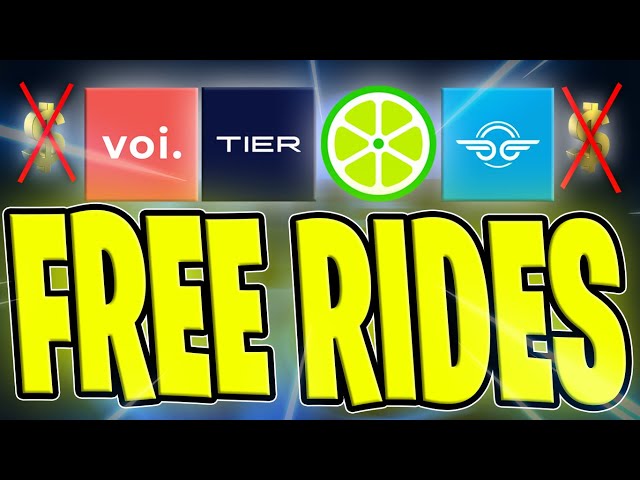 how to get free rides on LIME, VOI, TIER and BIRD - FREE RIDES
