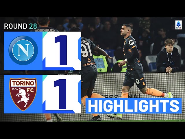 NAPOLI-TORINO 1-1 | HIGHLIGHTS | Sanabria’s bicycle kick pegs back Napoli | Serie A 2023/24